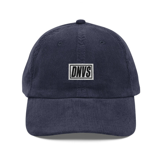 DNVS Corduroy Cap – Vista frontal – Gorra pana streetwear