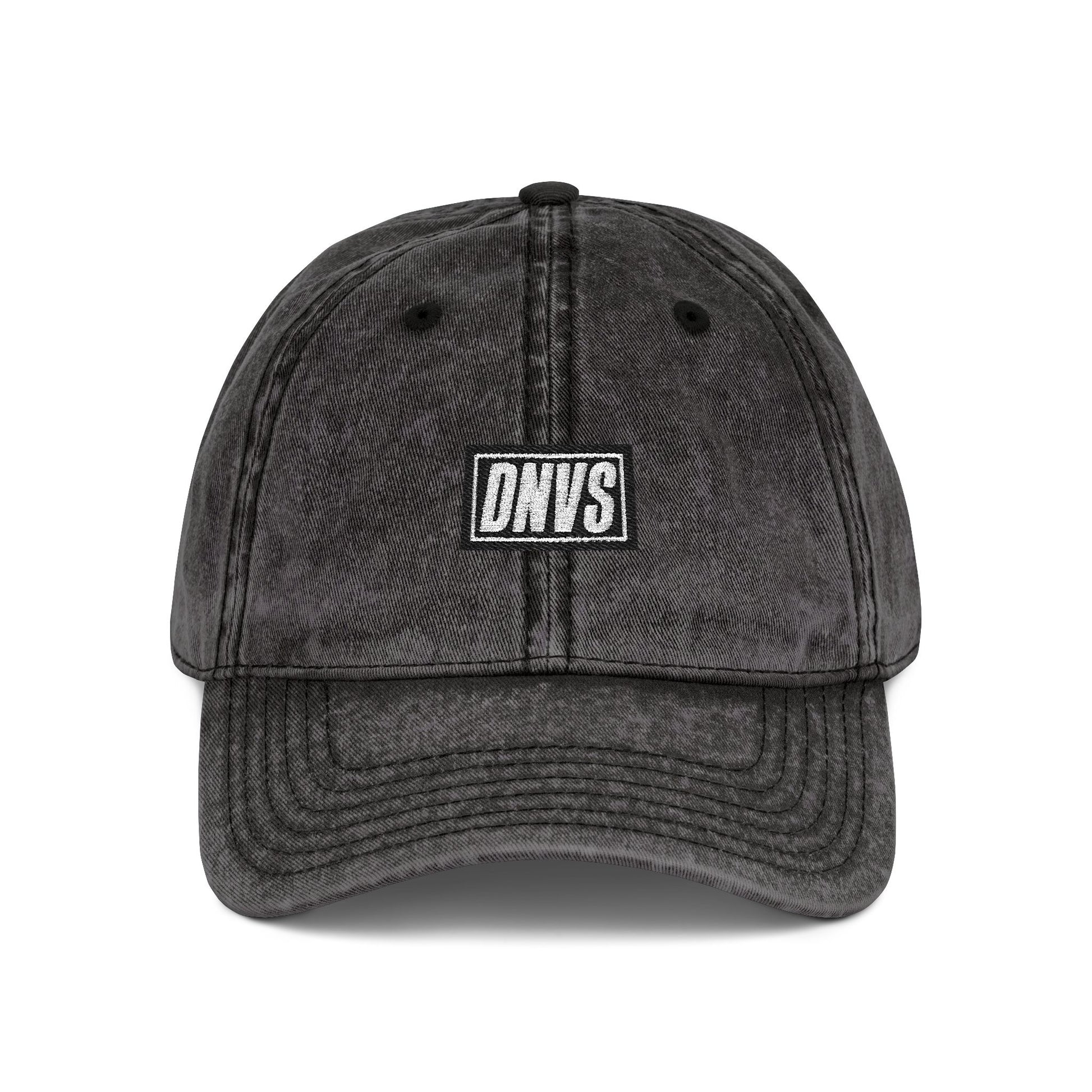 DNVS Vintage Cap – Vista lateral derecha – Cotton twill lavado