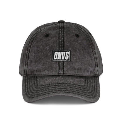 DNVS Vintage Cap – Vista lateral derecha – Cotton twill lavado