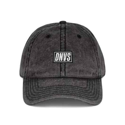 DNVS Vintage Cap – Vista lateral derecha – Cotton twill lavado