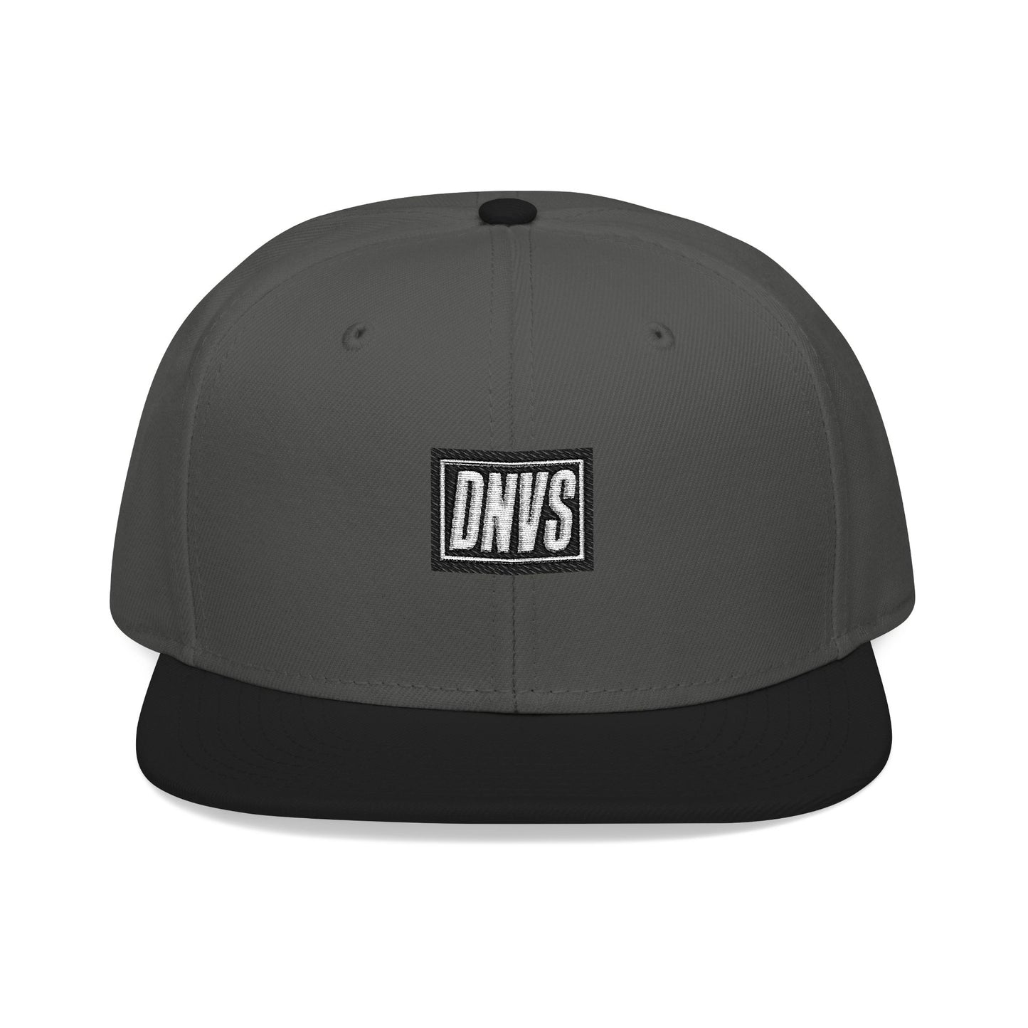 DNVS Snapback – Vista frontal – Gorra estructurada streetwear