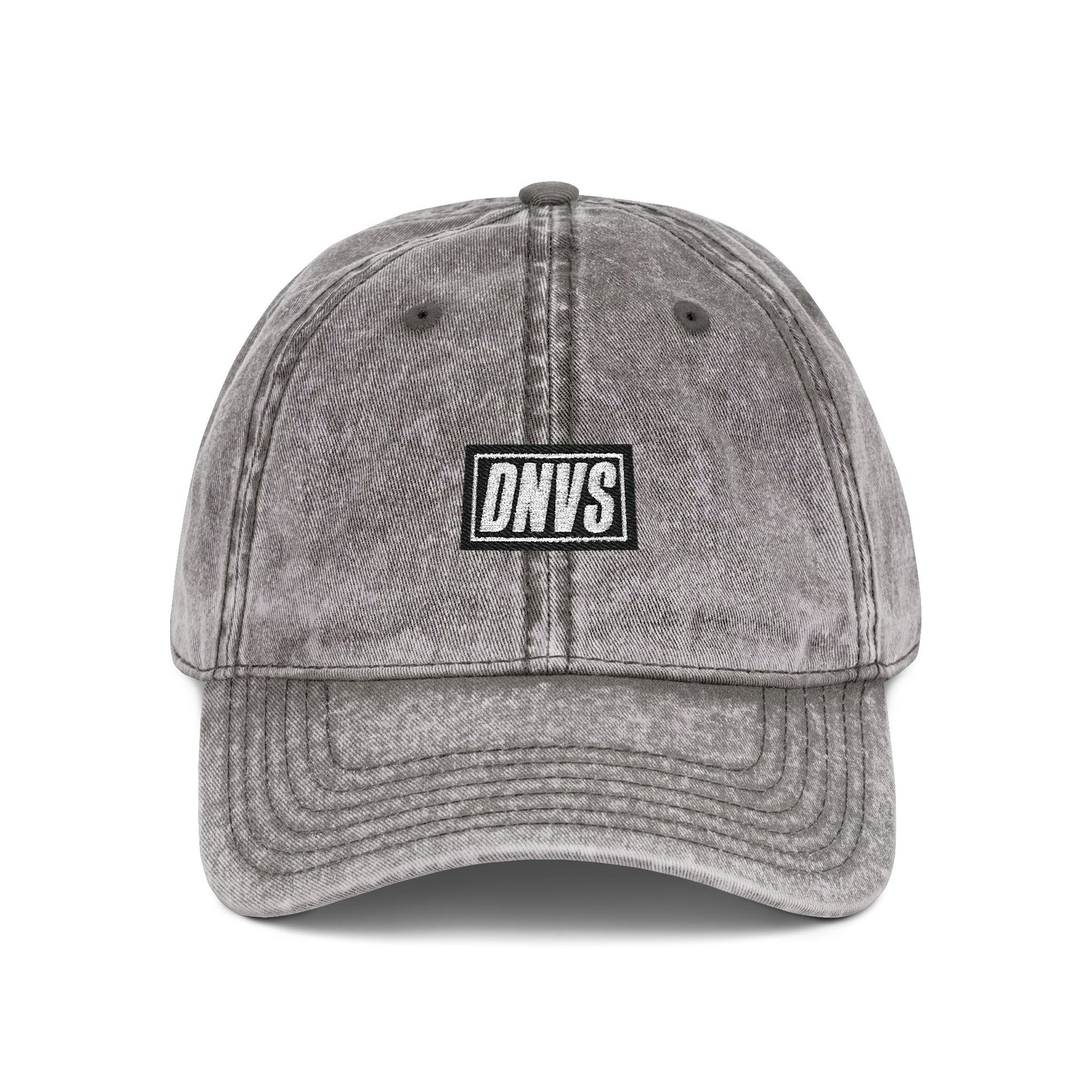 DNVS Vintage Cap – Vista frontal – Gorra washed vintage streetwear