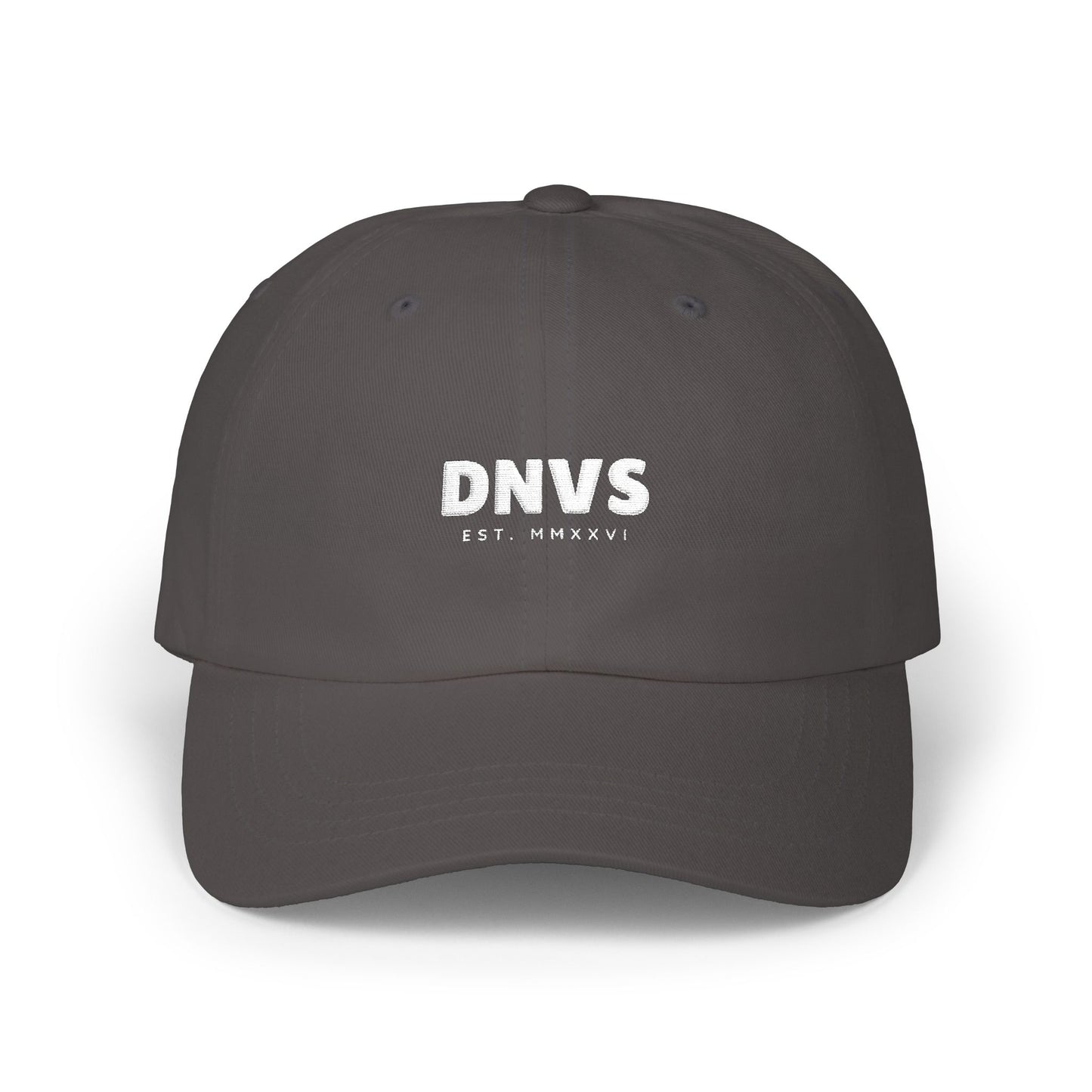 DNVS Script Dad Cap – Vista lateral izquierda – Perfil bajo algodón